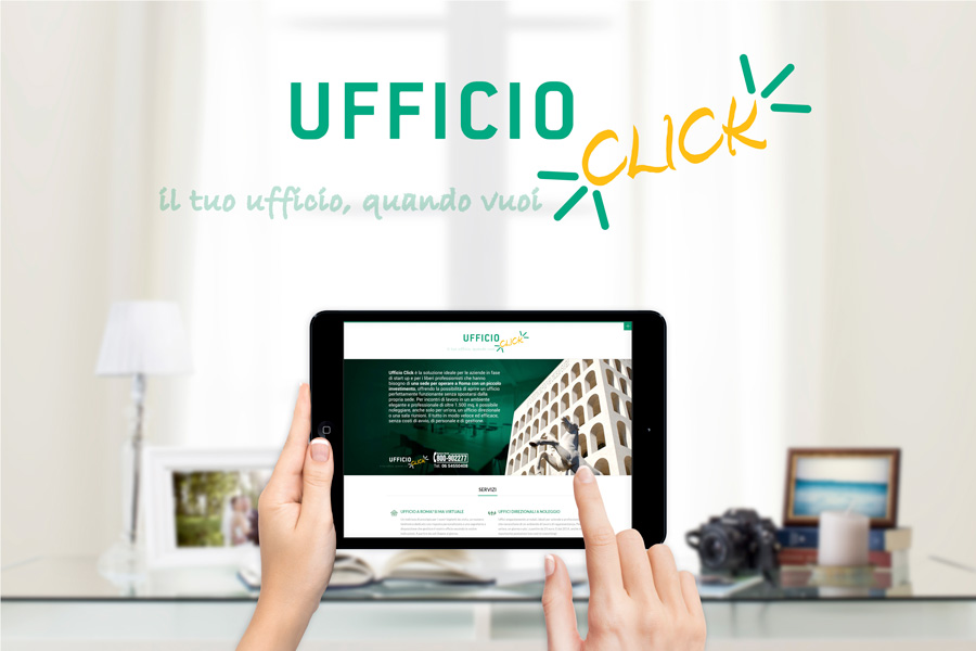 Realizzazione landing page per centro coworking di Roma, Graphic Web Designer Freelance Roma, VdvGrafica