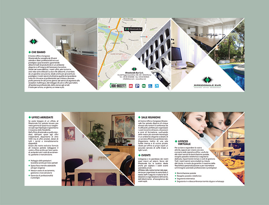 Realizzazione grafica brochure aziendale, Graphic Web Designer Freelance Roma, VdvGrafica