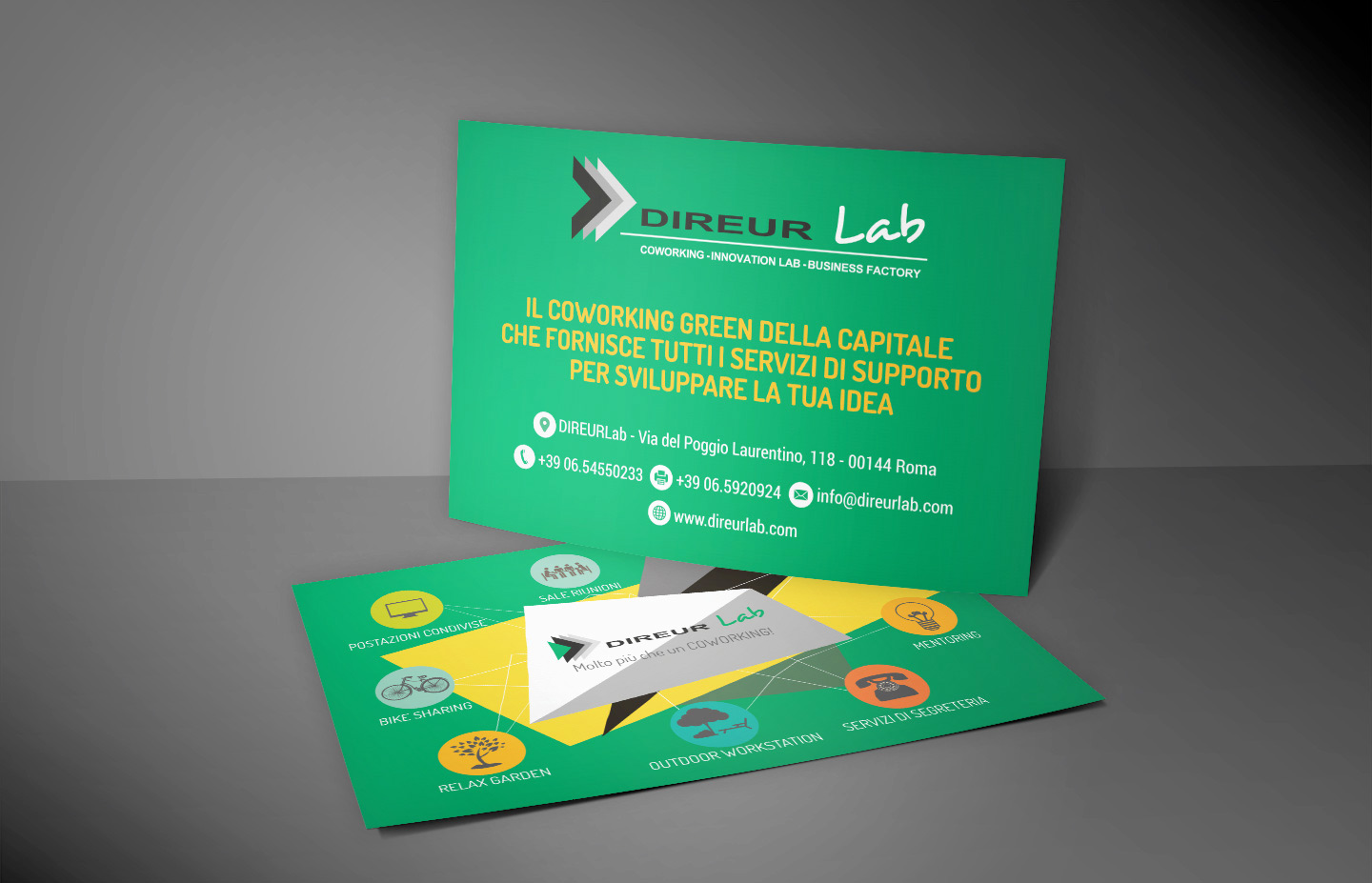 Realizzazione grafica flyer promozionale, Graphic Web Designer Freelance Roma, VdvGrafica