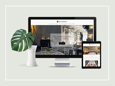 realizzazione sito web per location matrimoni, Web Designer Freelance Roma, VdvGrafica