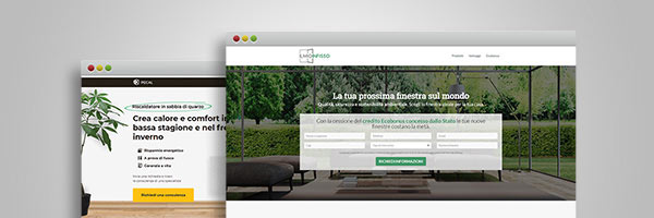 Realizzazione landing page - web designer freelance roma